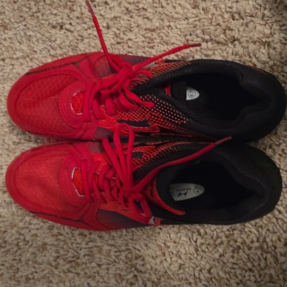 Health Men's Red and Black Cleats Size 12 - Picture 8 of 10